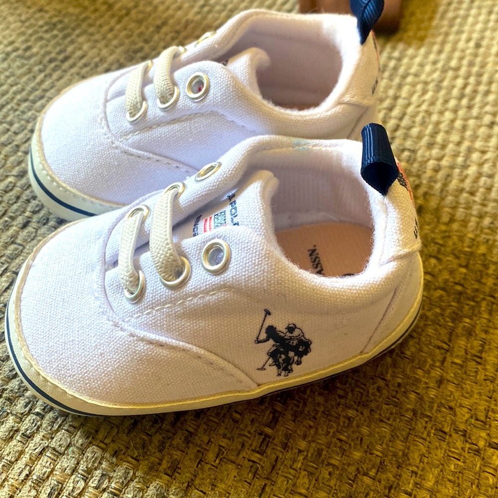 NWOT US Polo baby sneakers size 6-9 months/3